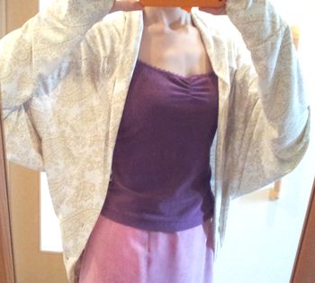 UVカットボレロ逆正面